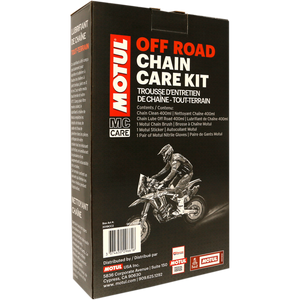 Motul Off-Road Chain Care Kit for MX Motocross Trail XC Race Motorcycle ATV