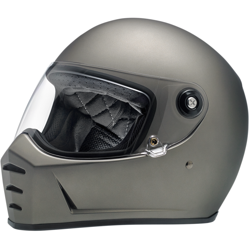 Biltwell Lanesplitter Helmet ECE - Flat Titanium M Medium MD |  1004-803-103