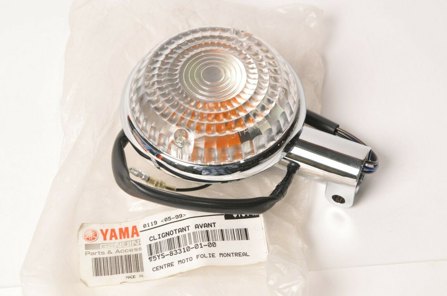 Genuine Yamaha Flasher Turn Signal Light Front Left V Star Royal  | 5YS-83310-01