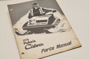 Vintage Polaris Parts Manual 9910518  1978 Cobra Snowmobile OEM Genuine