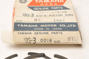 Genuine Yamaha 156-11610-00-00 YDS-3 Piston Ring Set STD - x2 - YDS3 YDS3C
