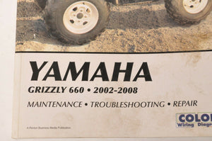 Clymer Service Repair Maintenance Manual: Yamaha Grizzly 660 YFM660 2002-2008