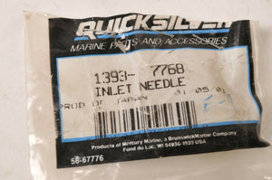 Mercury MerCruiser Quicksilver 1393-7768 Inlet Needle Valve w/seat  3.5 3.6HP