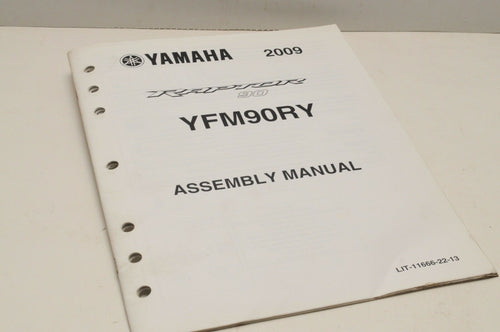 Genuine Yamaha ASSEMBLY SETUP MANUAL YFM90RY RAPTOR 90 2009 LIT-11666-22-13 - Motomike Canada
