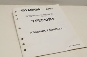 Genuine Yamaha ASSEMBLY SETUP MANUAL YFM90RY RAPTOR 90 2009 LIT-11666-22-13