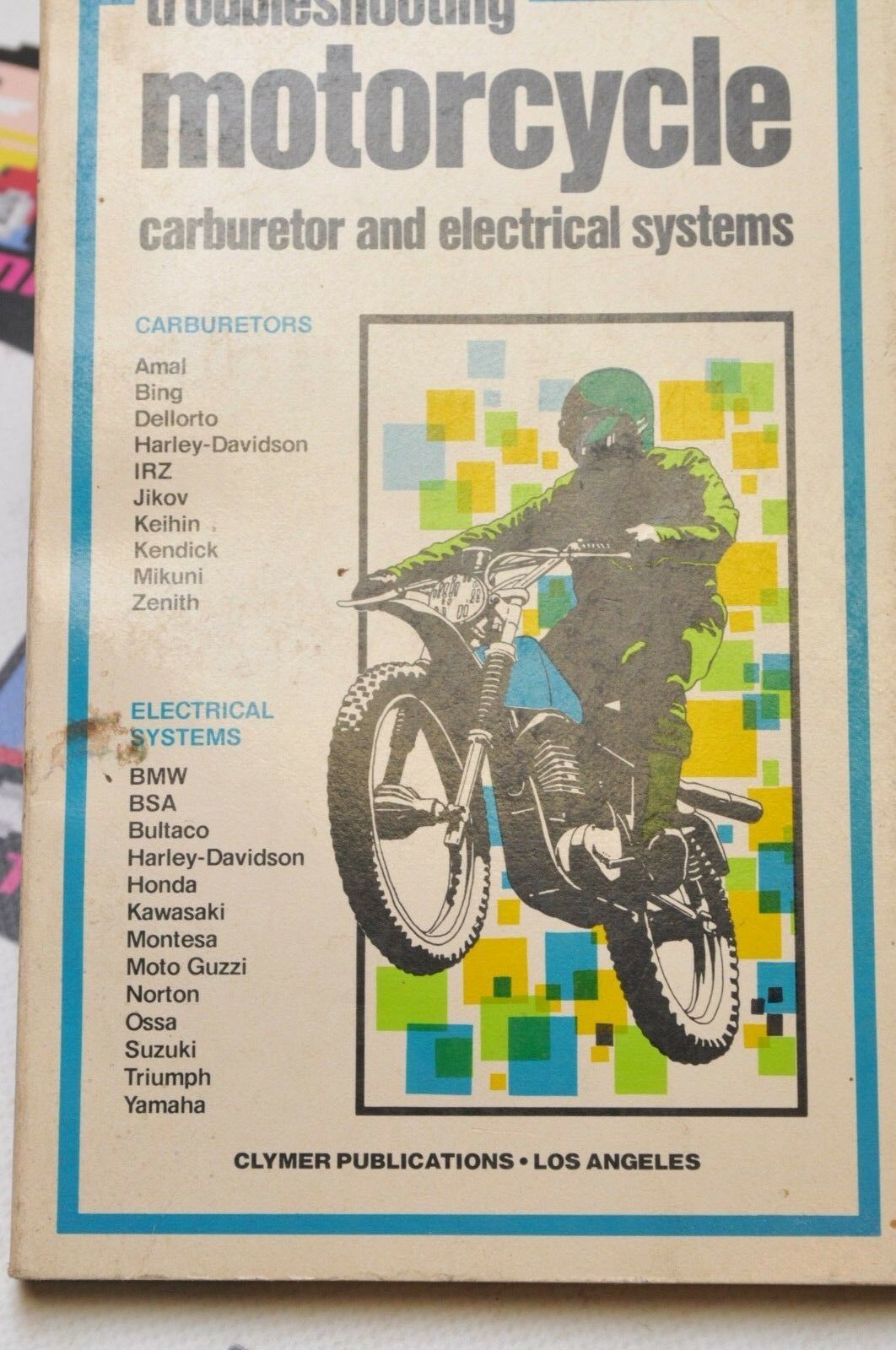 CLYMER  TROUBLESHOOTING MOTORCYCLE CARBURETOR & ELECTRICAL SYSTEMS (POCKET) 1976