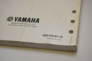 OEM Yamaha ATV Service Shop Manual LIT-11616-22-13 YFM90RA Raptor 90 2009 09