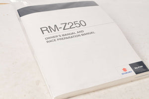 Genuine Suzuki RMZ250 RM-Z250 L6 2016 Owner's Manual Race Preparation Eng / Fr