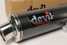 Load image into Gallery viewer, NEW Devil Exhaust - 52324 Carbon Fiber Trophy muffler silencer can pipe Slip On