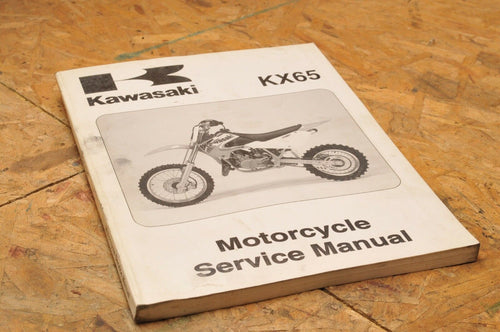 Kawasaki Factory Service Manual FSM OEM KX65 2000 KX-65 #99924-1252-01