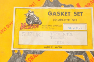 Vesrah VG-Complete Gasket Set - Suzuki Titan TS250 TS250ER + 1978-1981 | 12-0241