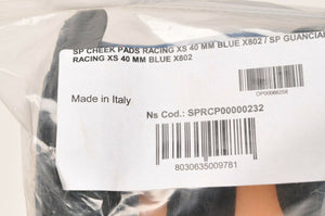 GENUINE Nolan SPRCP00000232 Replacement Helmet Cheek Pads XS 40mm Blue X802 Race