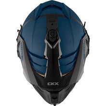 Load image into Gallery viewer, CKX Titan Original Backcountry Snowmobile Helmet Double-Lens | Polar Blue LG