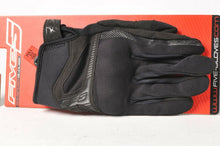 Load image into Gallery viewer, Five brand RS3 Black Women&#39;s Textile Motorcycle Gloves Large L/10 555-05484