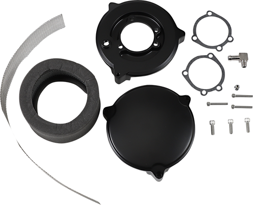 Drag Specialties Black Dragtron II Air Cleaner Filter Kit 1988-06 Harley XL