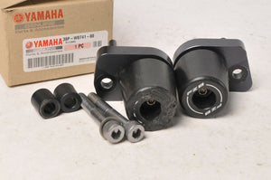 USED Yamaha 39P-W0741-00-00 Frame Sliders Fazer FZ8 Roller Protectors W/ SCUFFS