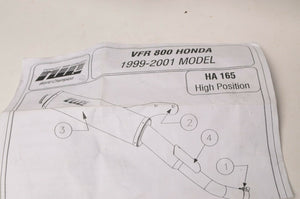 NEW Mig Exhaust Concepts - HA165-C Carbon Exhaust Pipe - Honda VFR800 1999-01