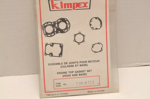 NOS Kimpex Top End Gasket Set T09-8119 / 712119 - Skidoo 250 Elan SS Deluxe
