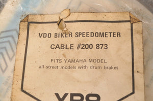 VDO Biker Motorcycle Speedometer Cable 200 873 fits Yamaha w/drum brake VTG NOS