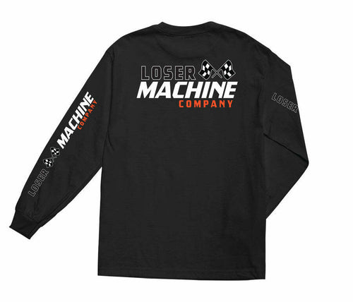 Loser Machine Fastlane Heavyweight Long Sleeve Tee Men's T-Shirt Black or White