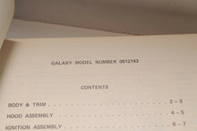 Load image into Gallery viewer, Vintage Polaris Parts Manual 9910724 1981 Galaxy 440 Snowmobile Genuine OEM