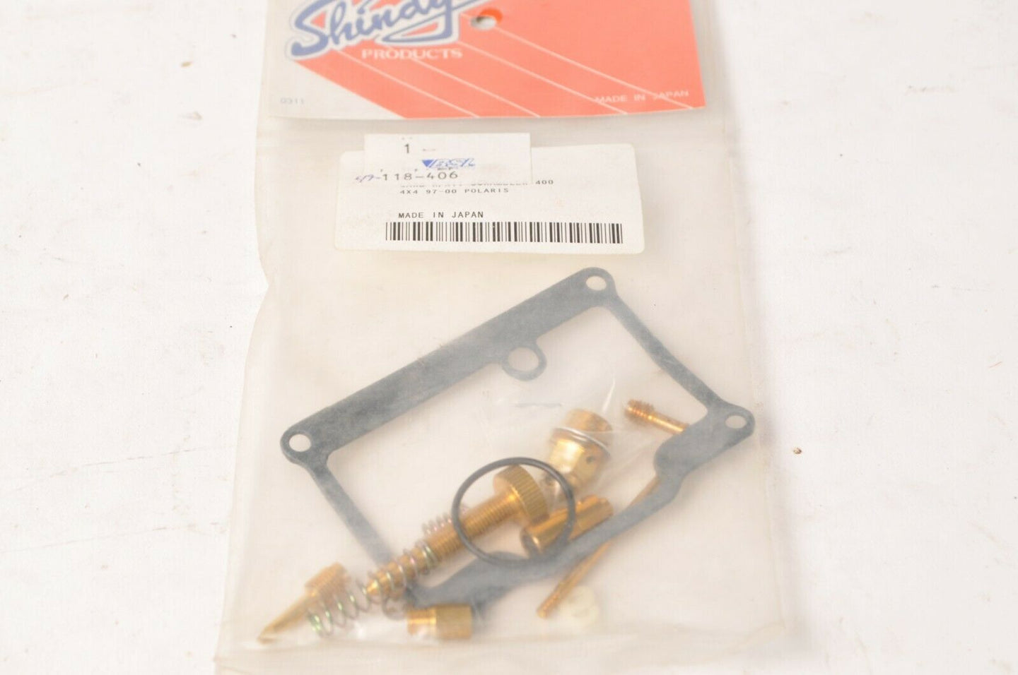 Shindy 03-406 Carburetor Repair Carb Kit - Polaris Scrambler 400 X 2x4 4x4