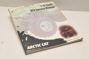 OEM ARCTIC CAT Factory Service Shop Manual 2257-278 Y-12 YOUTH 90 2005