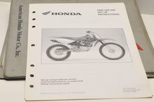 Load image into Gallery viewer, 2004 CRF100F CRF100 F GENUINE Honda Factory SETUP INSTRUCTIONS PDI MANUAL S0261
