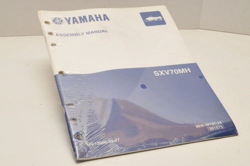 Genuine Yamaha FACTORY ASSEMBLY SETUP INSTRUCTION MANUAL SXV70MH LIT-12668-02-27 - Motomike Canada