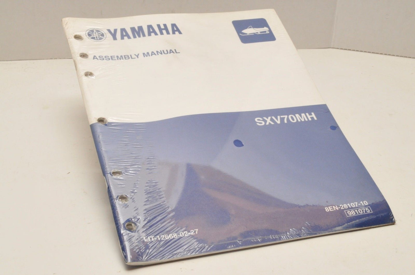 Genuine Yamaha FACTORY ASSEMBLY SETUP INSTRUCTION MANUAL SXV70MH LIT-12668-02-27