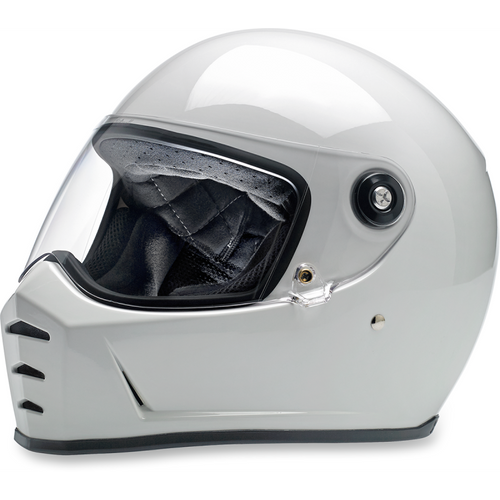 Biltwell Lanesplitter Helmet ECE - Gloss White XL |  1004-104-105