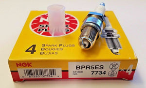 NGK BPR5ES Qty:4 Standard Plug Spark Plugs | 7734 Lot of Four