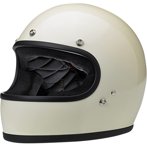Biltwell Gringo Helmet ECE - Gloss Vintage White XL Extra Large | 1002-102-105
