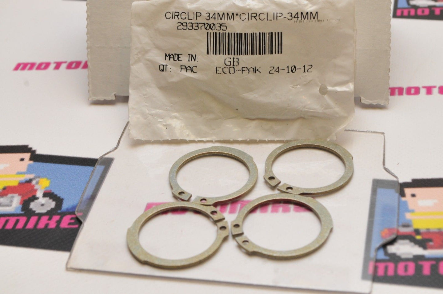 NOS NEW OEM CAN-AM 293370035 Qty:4 CIRCLIP CIRCLIPS +SKIDOO