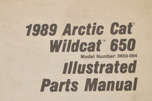 Load image into Gallery viewer, Genuine ARCTIC CAT Factory ILLUSTRATED PARTS MANUAL - 1989 WILDCAT 650 2254-495