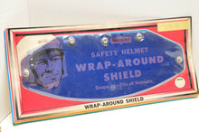 Load image into Gallery viewer, NOS VTG VINTAGE GRANT WRAP AROUND SHIELD MOTORCYCLE HELMET BLUE 242-01