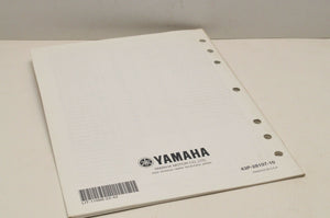Genuine Yamaha ASSEMBLY SETUP MANUAL YFM7FGPY GRIZZLY 700 2008 LIT-11666-22-42