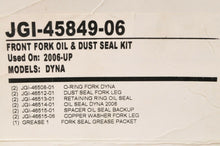Load image into Gallery viewer, James Gaskets 49mm Fork Seal Kit Set seals - JGI-45849-06 DYNA FXD 06-up