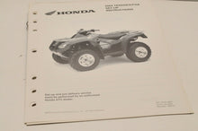 Load image into Gallery viewer, 2004 TRX650FA/FGA Genuine OEM Honda Factory SETUP INSTRUCTIONS PDI MANUAL S4212