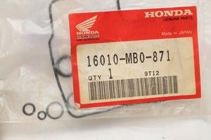 NOS OEM Honda 16010-MB0-871 GASKET SET(CARBURETOR) VF750 VF1000 VF700 MAGNA ++