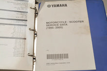Load image into Gallery viewer, Genuine YAMAHA SERVICE DATA BOOKLET 1995-2005 MOTORCYCLE SCOOTER LIT-SDATA-MC-00