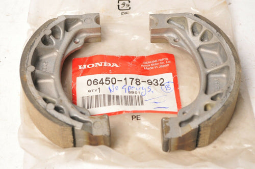 Genuine Honda 06450-178-932 Brake Shoes Kit Set wihtout springs CT-70 80 110 +