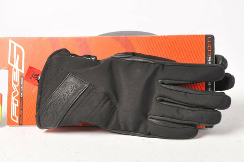 Five Milano WP Waterproof Black Women's Motorcycle Gloves Small S/8 555-05762
