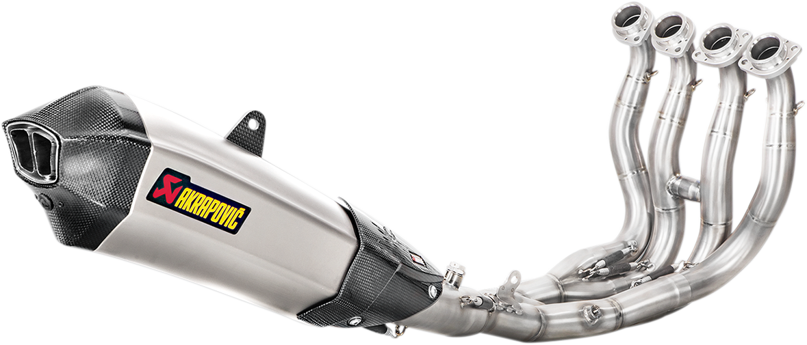 Akrapovic full exhaust system Racing Steel/Titanium for Yamaha mt10/fz10 2016 up