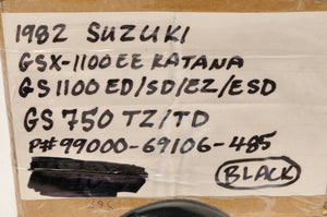 Genuine NOS Suzuki 99000-69106-485 Engine Guard Crash bar set Black GSX1100E ++