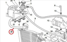 Load image into Gallery viewer, Genuine Ducati 80010401A Hose,coolant water - 748 996 998 Reservoir