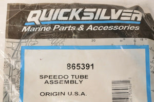Mercury MerCruiser Quicksilver Tube Speedometer Male Quick Connect | 865391