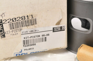 Genuine Polaris 2202811 Piston Kit w/Rings,Pin,Clips Coated - Fusion RMK 900