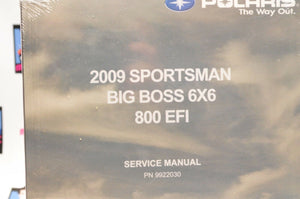 NEW POLARIS Factory Service Shop Manual 2009 SPORTSMAN BIG BOSS 6X6 9922030