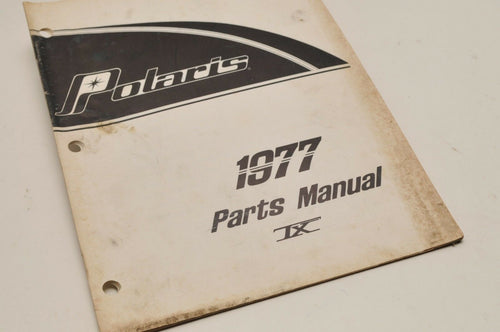Vintage Polaris Parts Manual 9910418  1977 TX  Snowmobile OEM Genuine